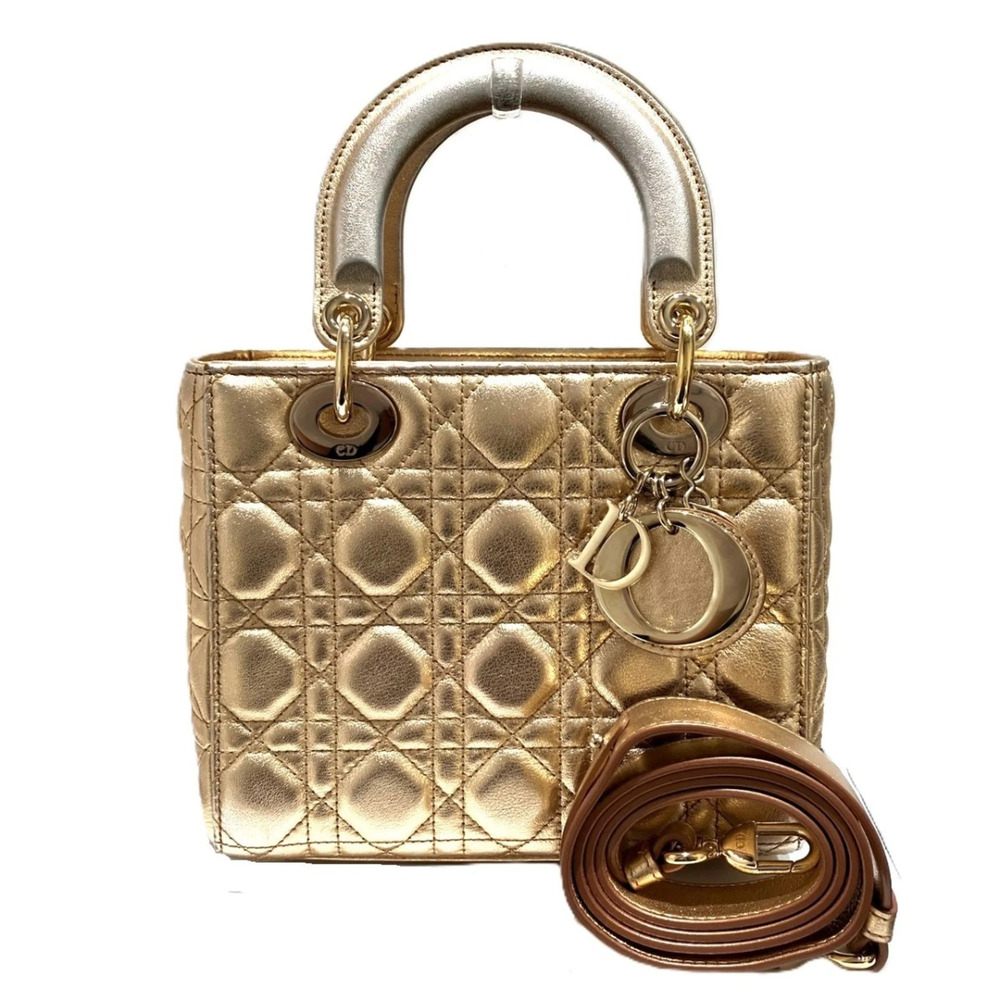 Christian Dior Lady Small My ABC Handbag, Genuine Leather